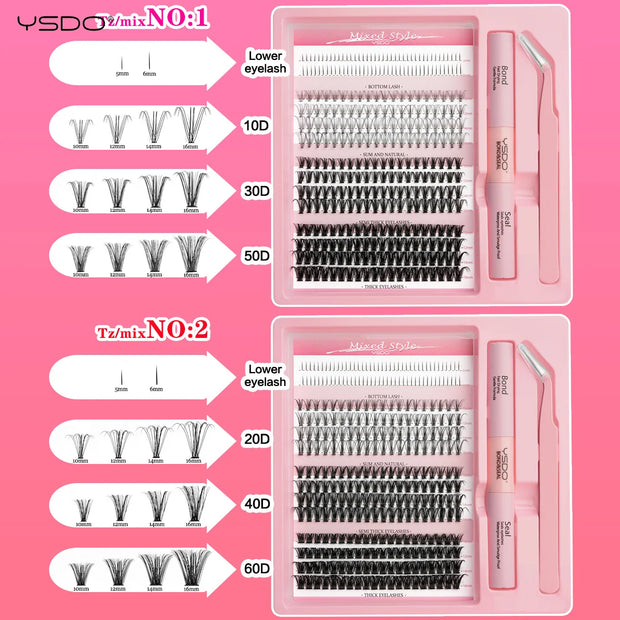 SkinSparkle® Lash Set L