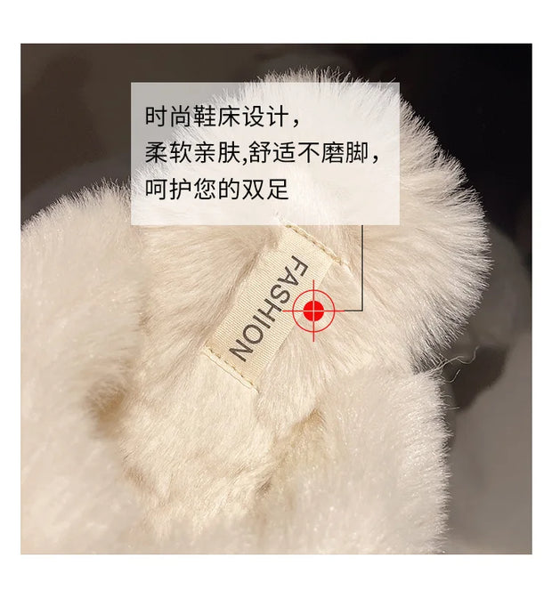 SkinSparkle ® Y2K Kawaii Miniso Hello Kitty Plüsch-Slipper ✨