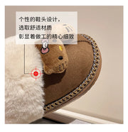 SkinSparkle ® Y2K Kawaii Miniso Hello Kitty Plüsch-Slipper ✨