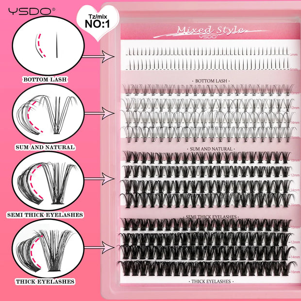 SkinSparkle® Lash Set L